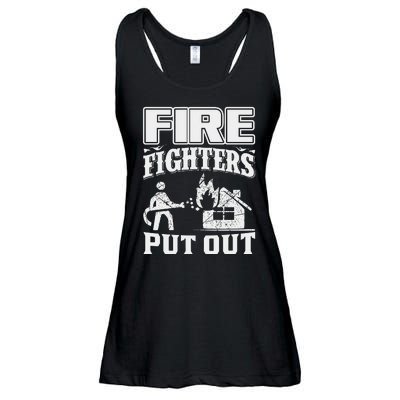 Fire Firefighters Put Out Ladies Essential Flowy Tank