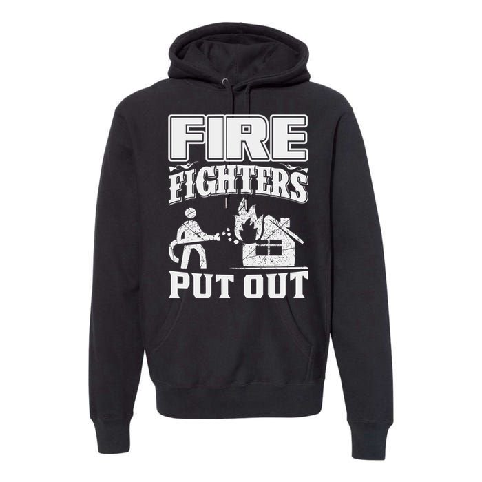 Fire Firefighters Put Out Premium Hoodie