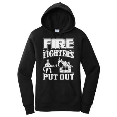 Fire Firefighters Put Out Women's Pullover Hoodie