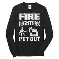 Fire Firefighters Put Out Tall Long Sleeve T-Shirt