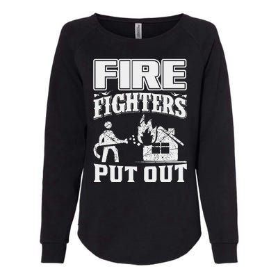 Fire Firefighters Put Out Womens California Wash Sweatshirt