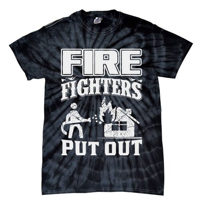 Fire Firefighters Put Out Tie-Dye T-Shirt