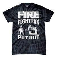 Fire Firefighters Put Out Tie-Dye T-Shirt