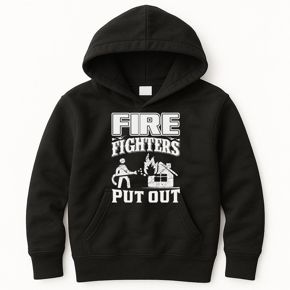 Fire Firefighters Put Out Kids Hoodie