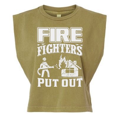 Fire Firefighters Put Out Garment-Dyed Women's Muscle Tee