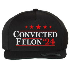 Felon24 Funny Pro Trump 2024 Campaign Wool Snapback Cap