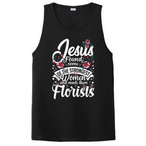 Florist Flowers Plant Floristry Bouquet PosiCharge Competitor Tank