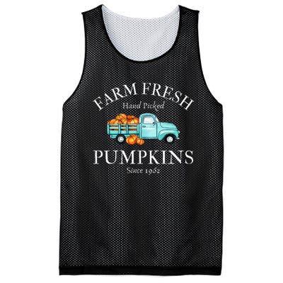 Farm Fresh Pumpkins Mesh Reversible Basketball Jersey Tank