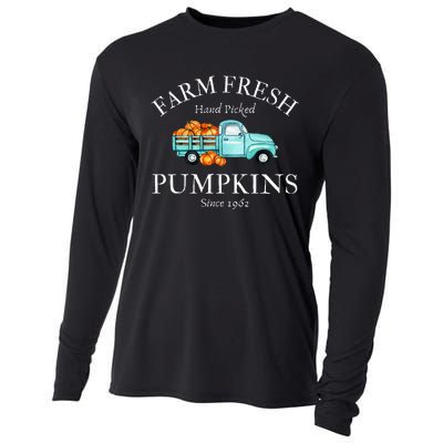 Farm Fresh Pumpkins Cooling Performance Long Sleeve Crew