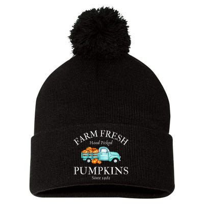 Farm Fresh Pumpkins Pom Pom 12in Knit Beanie