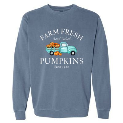 Farm Fresh Pumpkins Garment-Dyed Sweatshirt