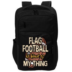 Flag Football Player Ball Carrier Sport Game Athletes Impact Tech Backpack