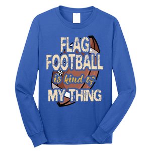 Flag Football Player Ball Carrier Sport Game Athletes Long Sleeve Shirt