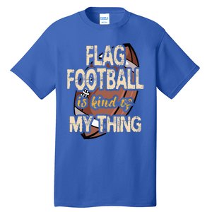 Flag Football Player Ball Carrier Sport Game Athletes Tall T-Shirt