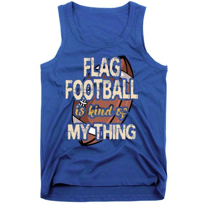 Flag Football Player Ball Carrier Sport Game Athletes Tank Top