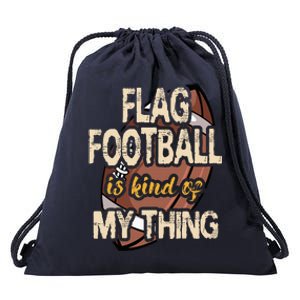 Flag Football Player Ball Carrier Sport Game Athletes Drawstring Bag