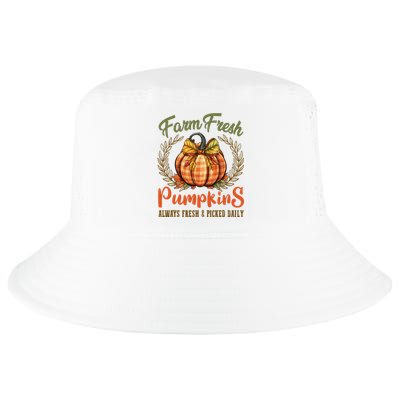 Farm Fresh Pumpkins Fun Autumn Halloween Thanksgiving Fall Cool Comfort Performance Bucket Hat