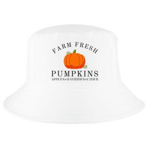 Farm Fresh Pumpkins Apples Hayrides Cider Thanksgiving Fall Cool Comfort Performance Bucket Hat