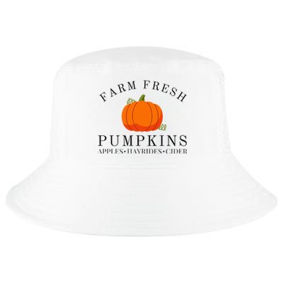 Farm Fresh Pumpkins Apples Hayrides Cider Thanksgiving Fall Cool Comfort Performance Bucket Hat