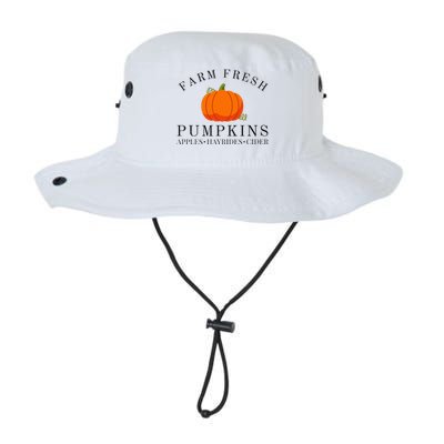 Farm Fresh Pumpkins Apples Hayrides Cider Thanksgiving Fall Legacy Cool Fit Booney Bucket Hat