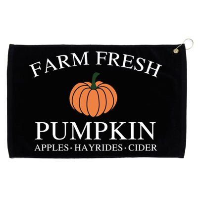 Farm Fresh Pumpkin Grommeted Golf Towel