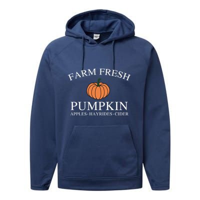 Farm Fresh Pumpkin Performance Fleece Hoodie