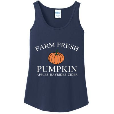 Farm Fresh Pumpkin Ladies Essential Tank