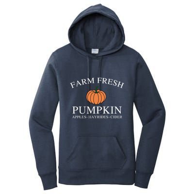 Farm Fresh Pumpkin Women's Pullover Hoodie