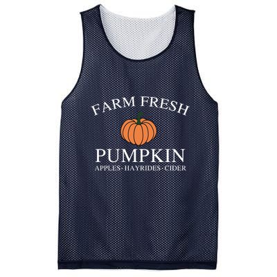 Farm Fresh Pumpkin Mesh Reversible Basketball Jersey Tank