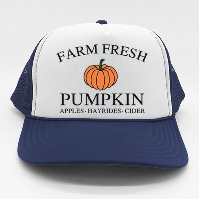 Farm Fresh Pumpkin Trucker Hat