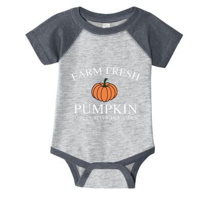 Farm Fresh Pumpkin Infant Baby Jersey Bodysuit