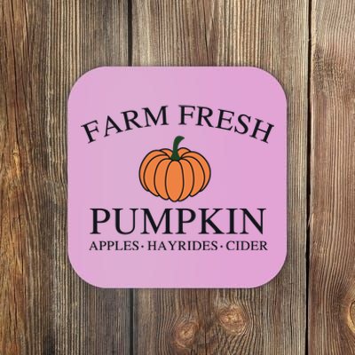 Farm Fresh Pumpkin Coaster