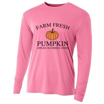 Farm Fresh Pumpkin Cooling Performance Long Sleeve Crew