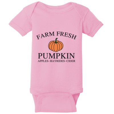 Farm Fresh Pumpkin Baby Bodysuit