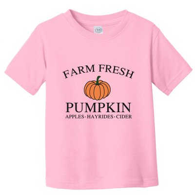 Farm Fresh Pumpkin Toddler T-Shirt