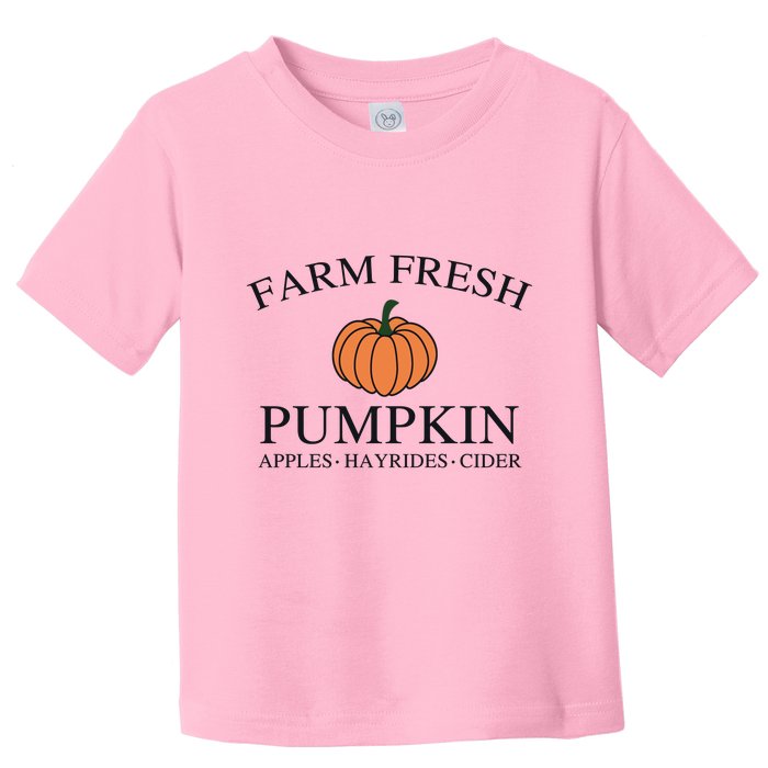 Farm Fresh Pumpkin Toddler T-Shirt