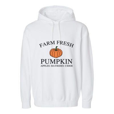 Farm Fresh Pumpkin Garment-Dyed Fleece Hoodie