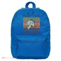 Funny Fishing Part Time Hooker 16 in Basic Backpack