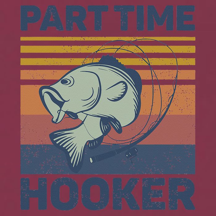 Funny Fishing Part Time Hooker 16oz Travel Tumbler