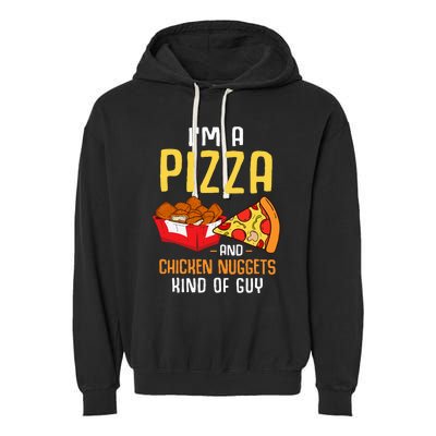 Fast Food Pizza Lover Foodie Garment-Dyed Fleece Hoodie