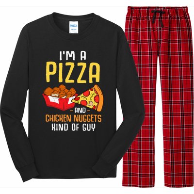 Fast Food Pizza Lover Foodie Long Sleeve Pajama Set