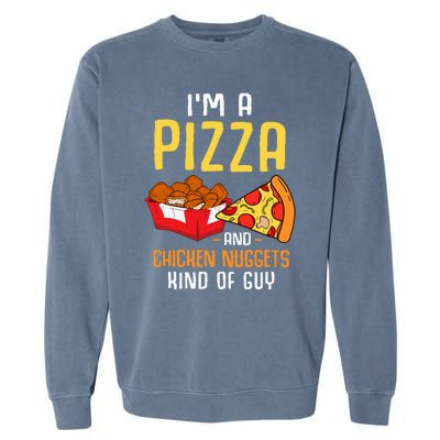 Fast Food Pizza Lover Foodie Garment-Dyed Sweatshirt