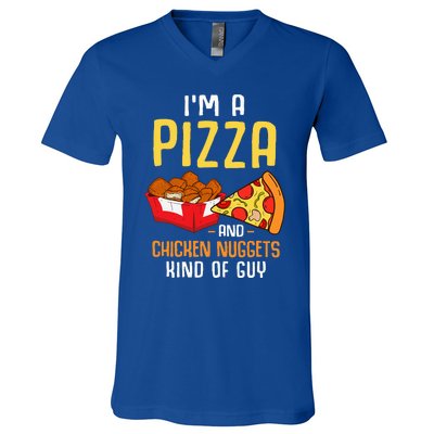 Fast Food Pizza Lover Foodie V-Neck T-Shirt