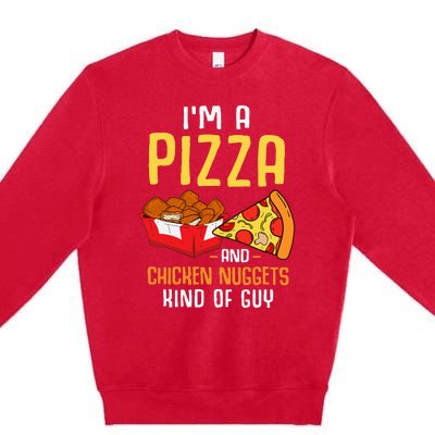 Fast Food Pizza Lover Foodie Premium Crewneck Sweatshirt