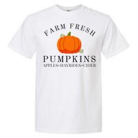 Farm Fresh Pumpkins Apples Hayrides Cider Thanksgiving Fall Garment-Dyed Heavyweight T-Shirt