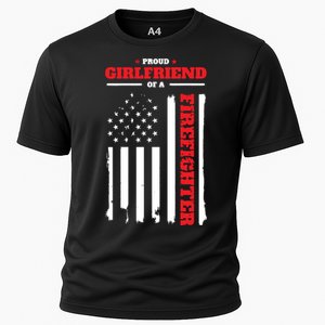 Firefighter Family Proud Girlfriend Cooling Performance Crew T-Shirt