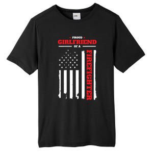 Firefighter Family Proud Girlfriend Tall Fusion ChromaSoft Performance T-Shirt