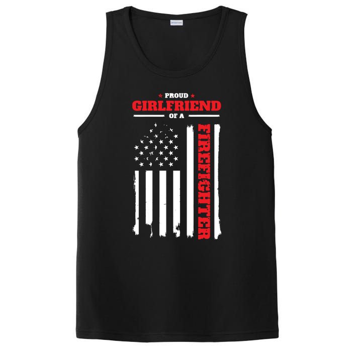 Firefighter Family Proud Girlfriend PosiCharge Competitor Tank