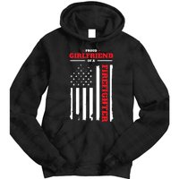 Firefighter Family Proud Girlfriend Tie Dye Hoodie