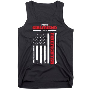 Firefighter Family Proud Girlfriend Tank Top